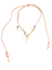 Neon Diamond Pearl Dagger Lucky Charm Silk Rockstar Necklace