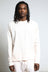 Fleury Slub Long Sleeve Crew- Rose Quartz